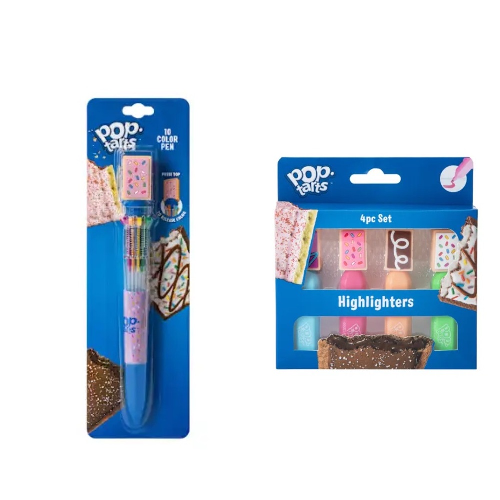 Pop Tarts Coloring Changing Pen 10 Color and Pop Tarts Highlighters Set